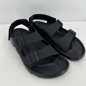 Birkenstock Mogami Terra Mens Sandals Sz 13 Oasis Black Adjustable Slingback